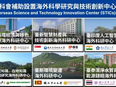 圖：2021 Approved Subsidy Scheme | Overseas Science and Technology Innovation Center (STICs) | Funded by NSTC, Taiwan